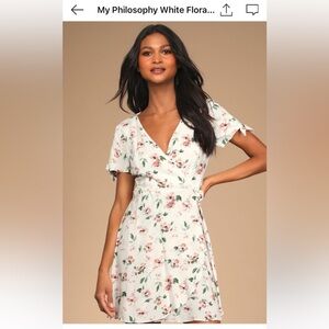 Medium Floral Wrap Dress from Lulu’s